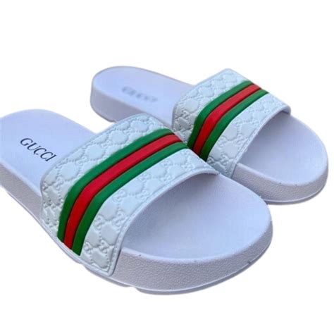 chinelo slide gucci original|Gucci men's sliders.